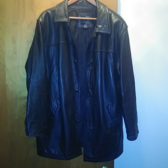 J Ferrar Leather coat - Picture 1 of 2
